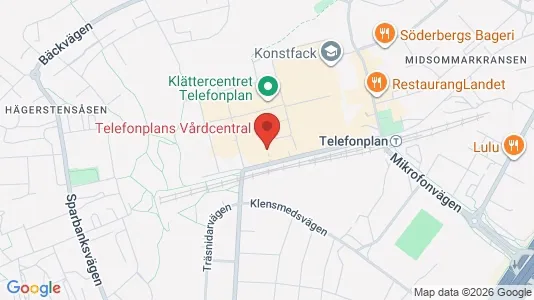 Kontorslokaler att hyra i Söderort - kort over placeringen