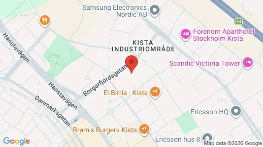 Kontorslokaler att hyra i Västerort - kort over placeringen