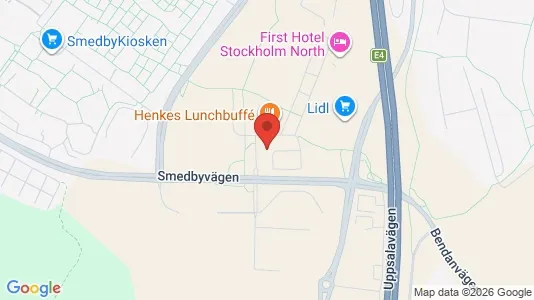 Kontorslokaler att hyra i Upplands Väsby - kort over placeringen