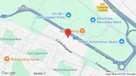 Kontorslokaler att hyra i Västerort - kort over placeringen