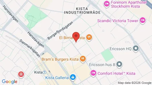 Kontorslokaler att hyra i Västerort - kort over placeringen