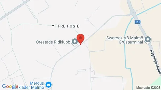Kontorslokaler att hyra i Fosie - kort over placeringen