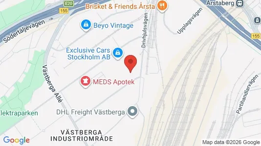 Kontorslokaler att hyra i Söderort - kort over placeringen