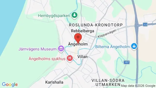 Kontorslokaler att hyra i Ängelholm - Bild från Google Street View