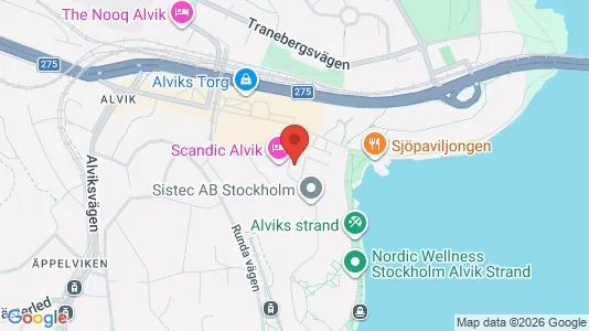 Kontorslokaler att hyra i Västerort - kort over placeringen