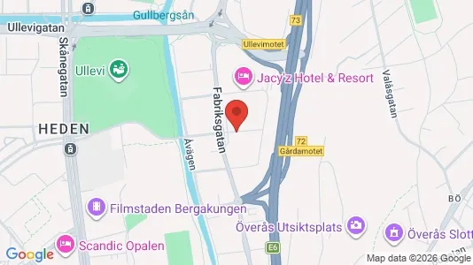 Kontorslokaler att hyra i Örgryte-Härlanda - kort over placeringen