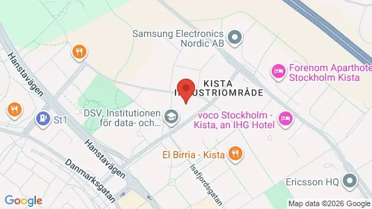 Kontorslokaler att hyra i Västerort - kort over placeringen