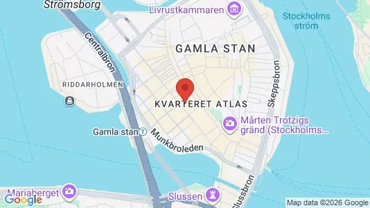 Kontorslokaler att hyra i Stockholm Innerstad - kort over placeringen
