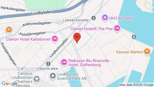 Kontorslokaler att hyra i Jönköping - kort over placeringen