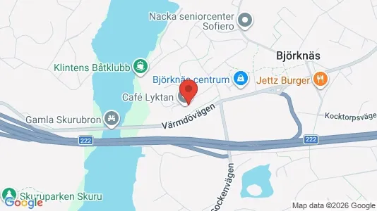 Kontorslokaler att hyra i Nacka - kort over placeringen
