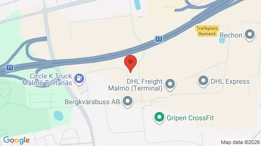 Kontorslokaler att hyra i Burlöv - kort over placeringen