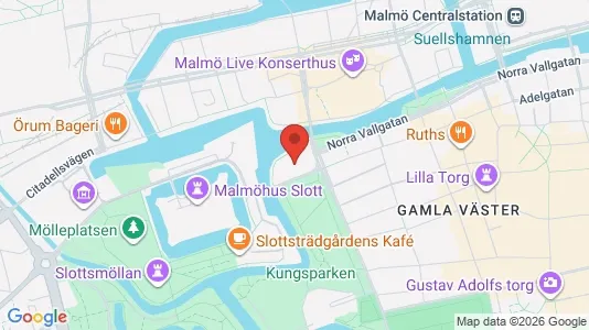 Kontorslokaler att hyra i Malmö Centrum - kort over placeringen