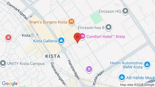 Kontorslokaler att hyra i Västerort - kort over placeringen