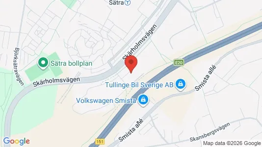 Kontorslokaler att hyra i Söderort - kort over placeringen