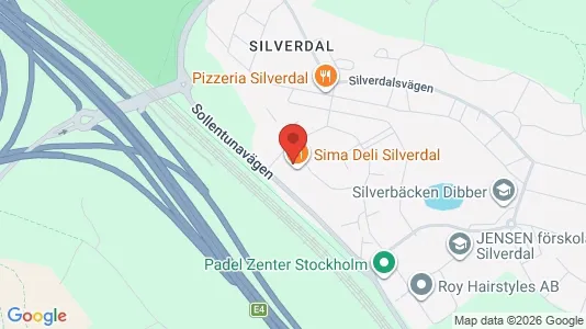 Kontorslokaler att hyra i Sollentuna - kort over placeringen