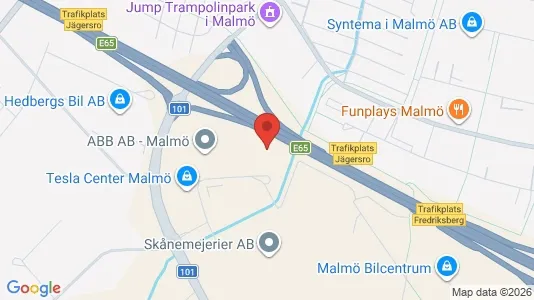 Kontorslokaler att hyra i Fosie - kort over placeringen
