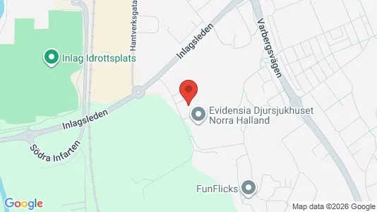 Kontorslokaler att hyra i Kungsbacka - kort over placeringen