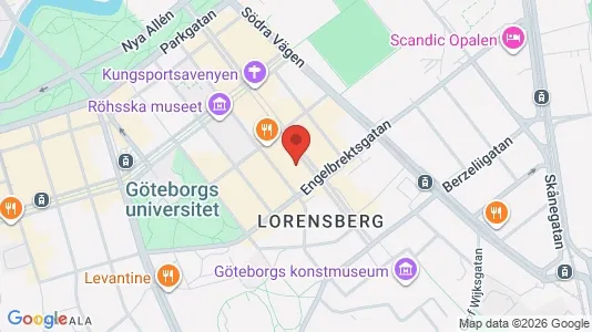 Kontorslokaler att hyra i Göteborg Centrum - kort over placeringen