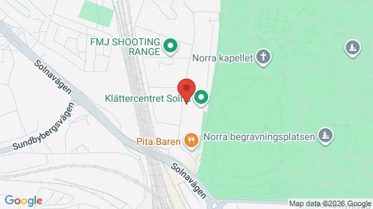 Kontorslokaler att hyra i Solna - kort over placeringen