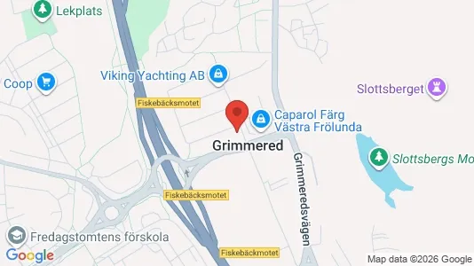Kontorslokaler att hyra i Göteborg Västra - kort over placeringen