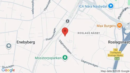 Kontorslokaler att hyra i Täby - Bild från Google Street View