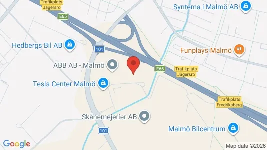 Kontorslokaler att hyra i Fosie - kort over placeringen