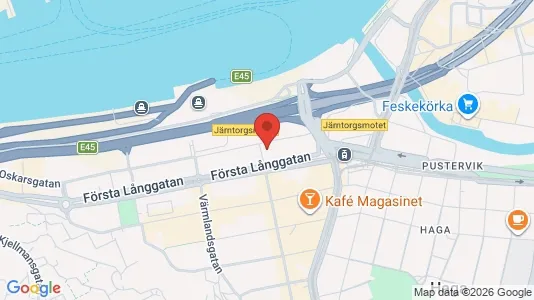 Kontorslokaler att hyra i Göteborg Centrum - kort over placeringen