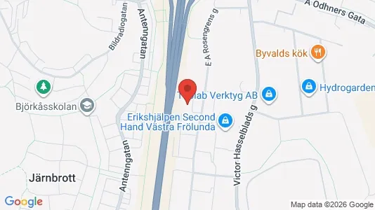 Kontorslokaler att hyra i Askim-Frölunda-Högsbo - kort over placeringen
