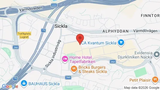 Kontorslokaler att hyra i Område ej specificerat - kort over placeringen