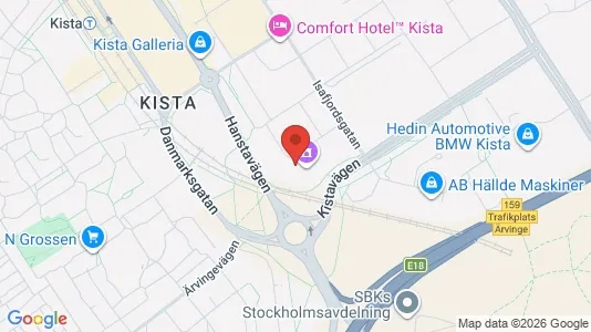 Kontorslokaler att hyra i Västerort - kort over placeringen