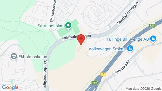 Kontorslokaler att hyra i Söderort - kort over placeringen