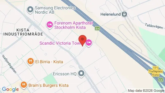Kontorslokaler att hyra i Västerort - kort over placeringen