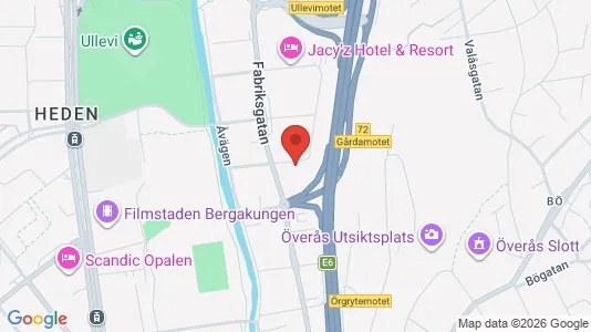 Kontorslokaler att hyra i Örgryte-Härlanda - kort over placeringen