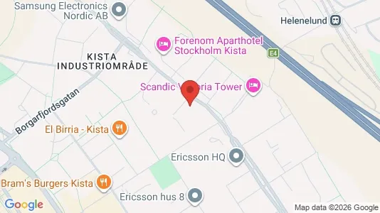 Kontorslokaler att hyra i Västerort - kort over placeringen