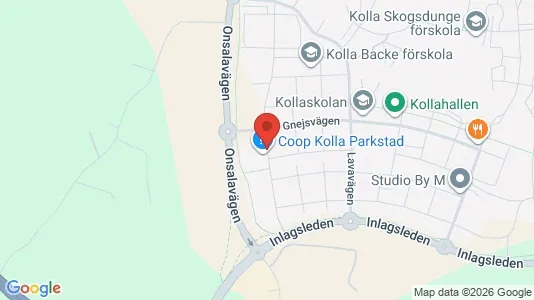 Kontorslokaler att hyra i Kungsbacka - kort over placeringen