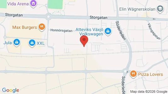 Kontorslokaler att hyra i Växjö - Bild från Google Street View