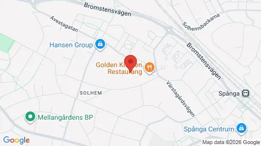 Kontorslokaler att hyra i Västerort - kort over placeringen