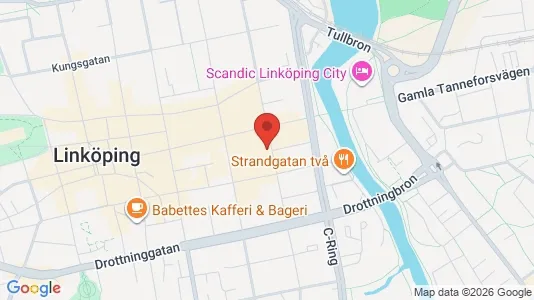 Kontorslokaler att hyra i Linköping - kort over placeringen