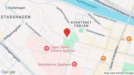 Kontorslokaler att hyra i Kungsholmen - kort over placeringen
