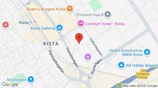 Kontorslokaler att hyra i Västerort - kort over placeringen