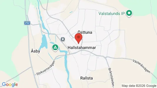 Kontorslokaler att hyra i Hallstahammar - kort over placeringen