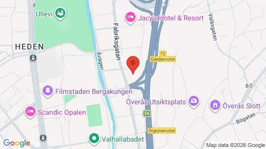 Kontorslokaler att hyra i Örgryte-Härlanda - kort over placeringen