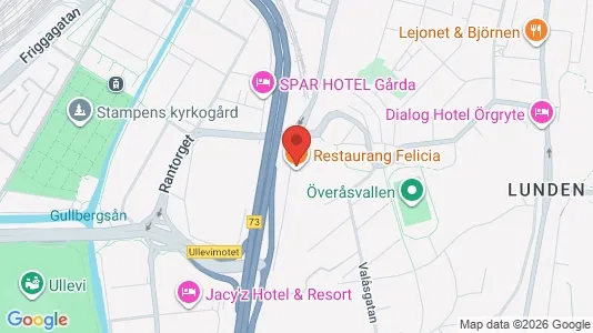 Kontorslokaler att hyra i Örgryte-Härlanda - kort over placeringen