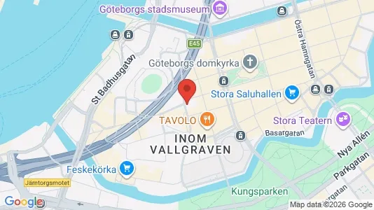 Kontorslokaler att hyra i Göteborg Centrum - kort over placeringen