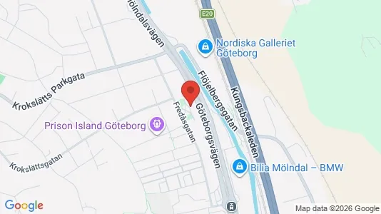 Kontorslokaler att hyra i Mölndal - Bild från Google Street View