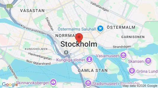 Kontorslokaler att hyra i Stockholm Innerstad - kort over placeringen