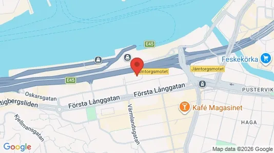 Kontorslokaler att hyra i Göteborg Centrum - kort over placeringen