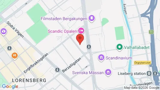 Kontorslokaler att hyra i Göteborg Centrum - kort over placeringen