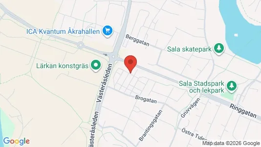Kontorslokaler att hyra i Sala - Bild från Google Street View