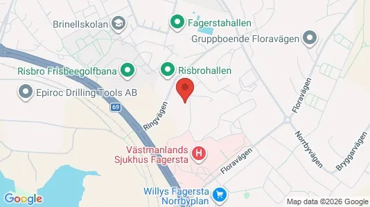 Kontorslokaler att hyra i Fagersta - Bild från Google Street View